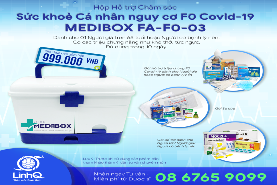 Giới thiệu MEDIBOX FA-F0-03 dành cho 01 Người già/ Người có bệnh lý nền