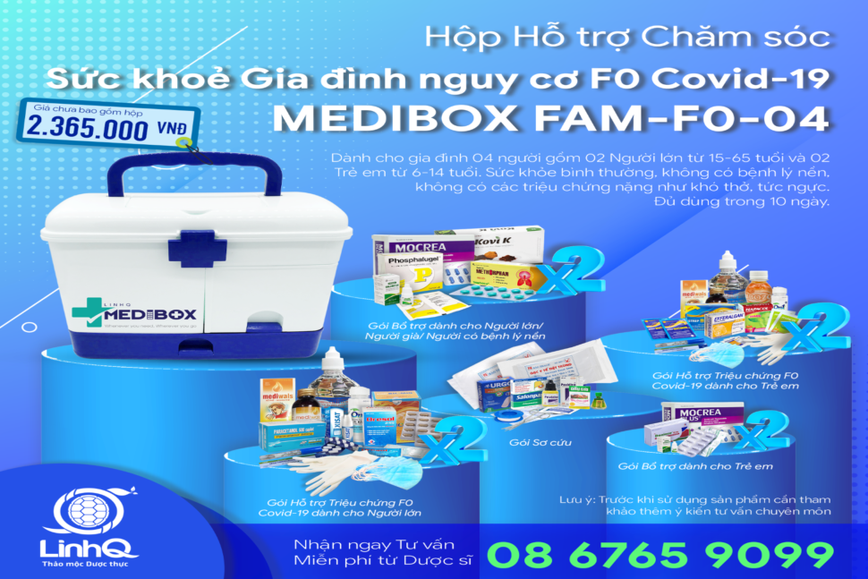 Giới thiệu MEDIBOX FAM-F0-04 dành cho Gia đình 02 Người lớn + 02 Trẻ em