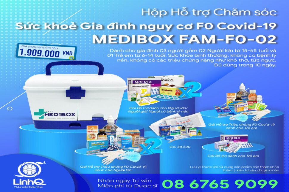 Giới thiệu MEDIBOX FAM-F0-02 dành cho Gia đình 02 Người lớn + 01 Trẻ em